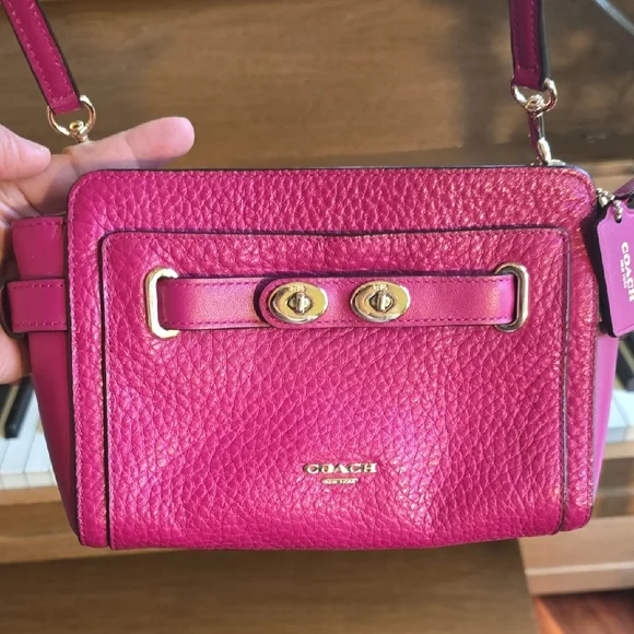 Coach Blake Leather Crossbody Bag - Style 35688 - Picture 11 of 12